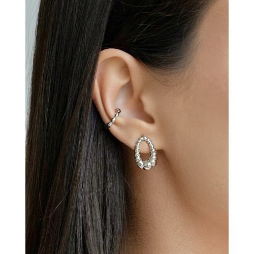 Piercing Gomos Lisos Ródio Branco