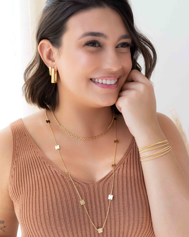 Pulseira Corda de Violão Banhado a Ouro 18K