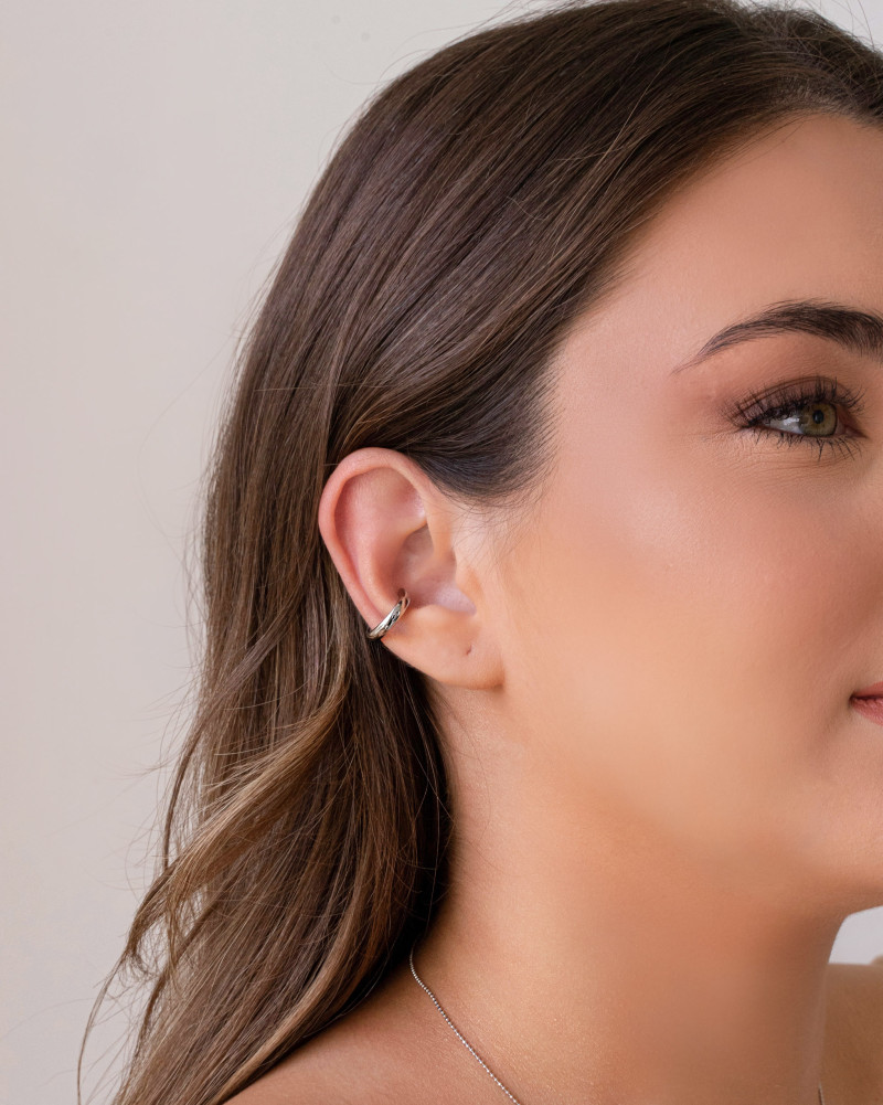 Piercing Tubo Liso Ródio Branco