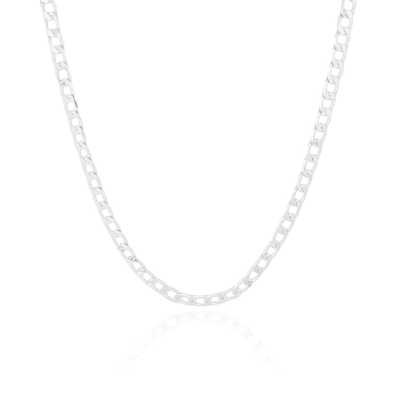 Choker Elos Grumet Ródio Branco
