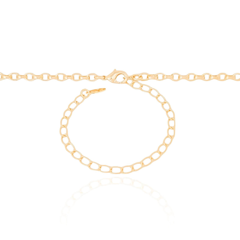 Choker Elos Portugueses Banhado a Ouro 18K