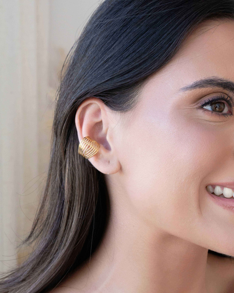 Piercing Filetes Banhado a Ouro 18K