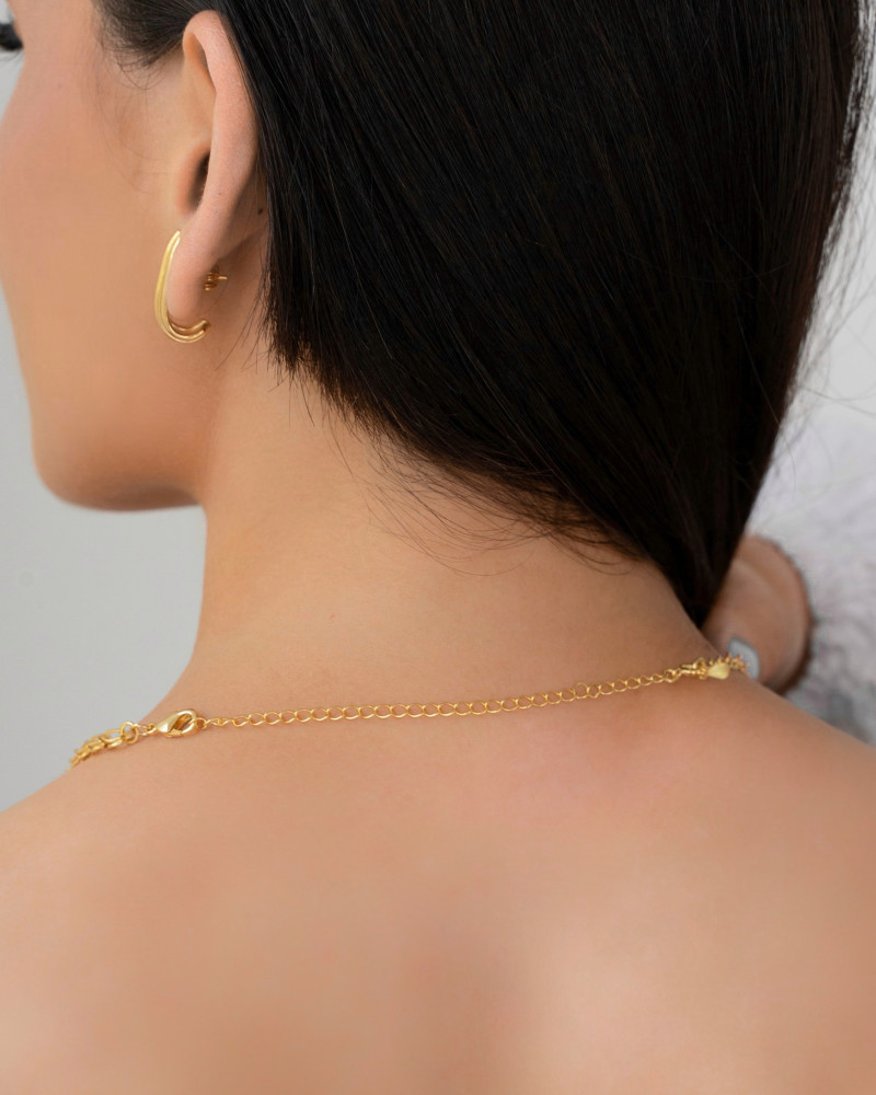 Extensor 10 cm com Fecho Banhado a Ouro 18K