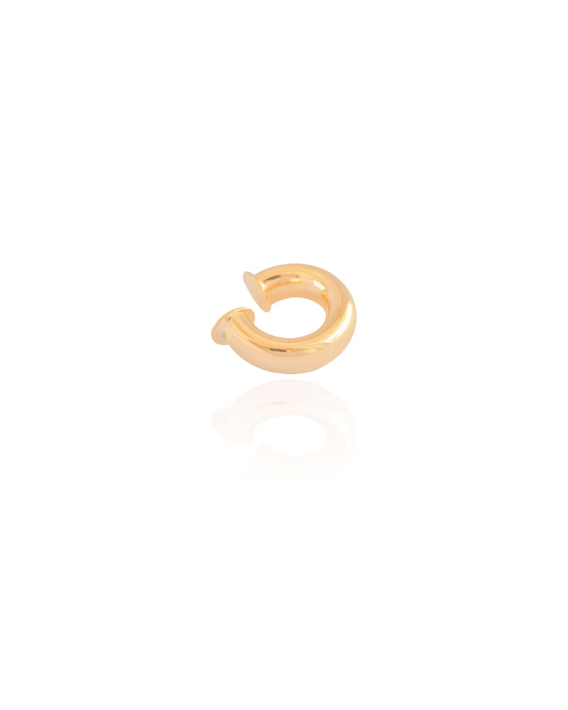 Piercing Tubo Liso Banhado a Ouro 18K
