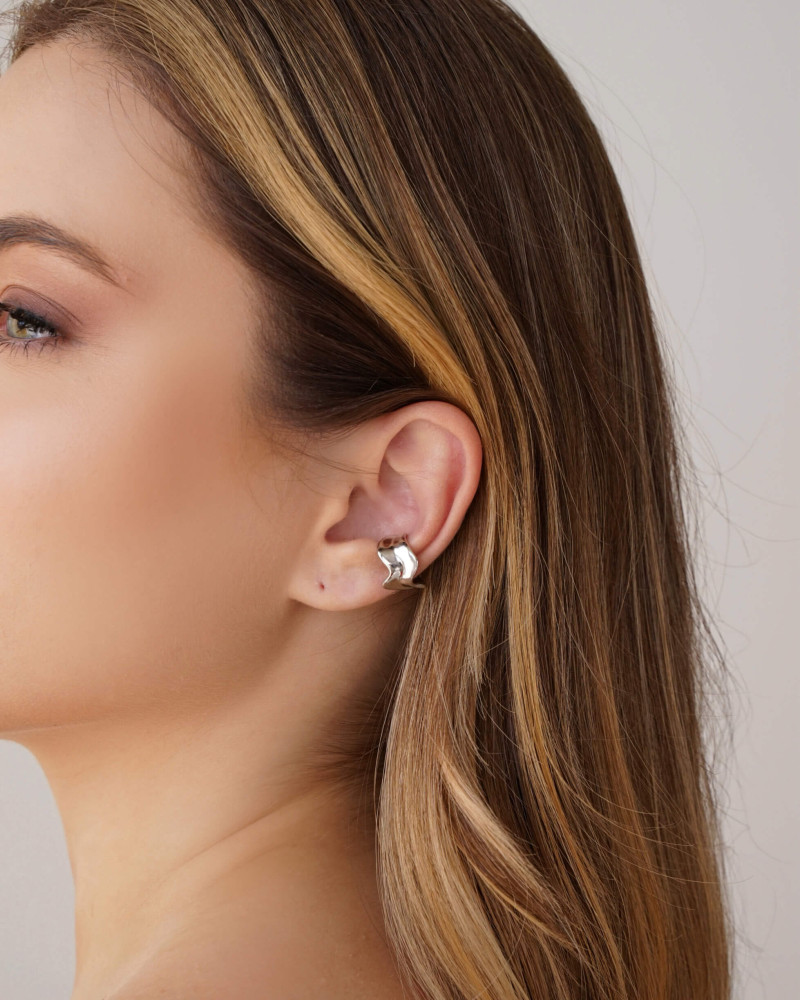 Piercing Orgânico Liso Ródio Branco