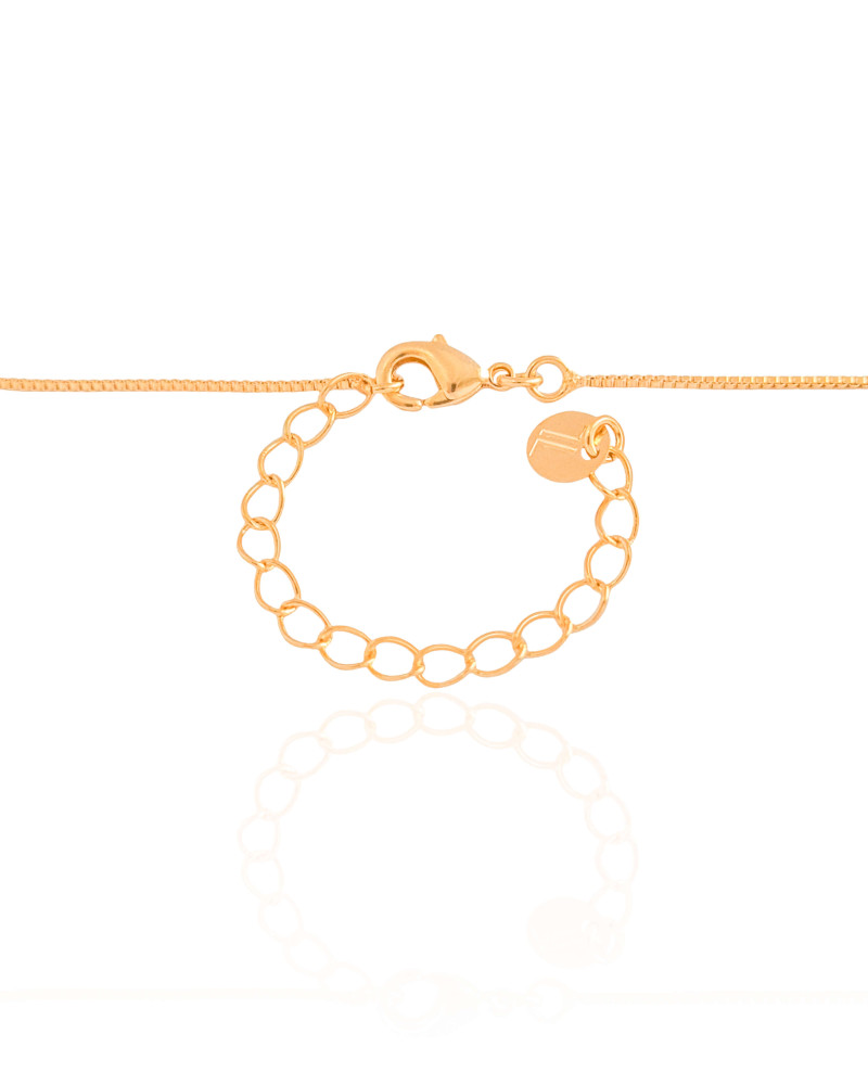 Choker Veneziana Redondo Liso 1.2 cm Banhado a Ouro 18K