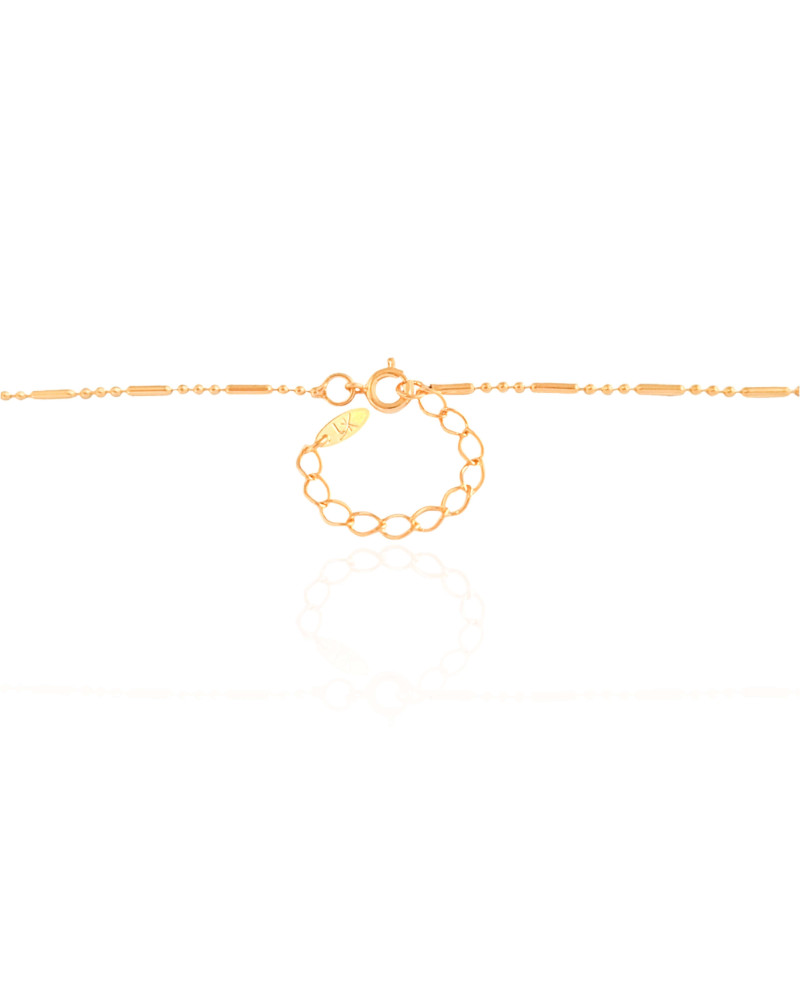 Gargantilha Canutilhos 1 mm Banhado a Ouro 18K - 40 cm