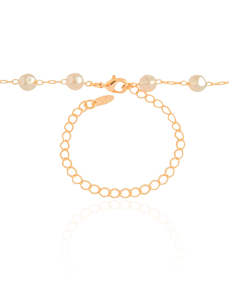 Choker Pérolas Barrocas 6 mm Banhado a Ouro 18K