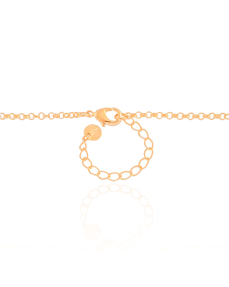 Gargantilha Elos Ovais 6 mm Banhado a Ouro 18K - 55 cm