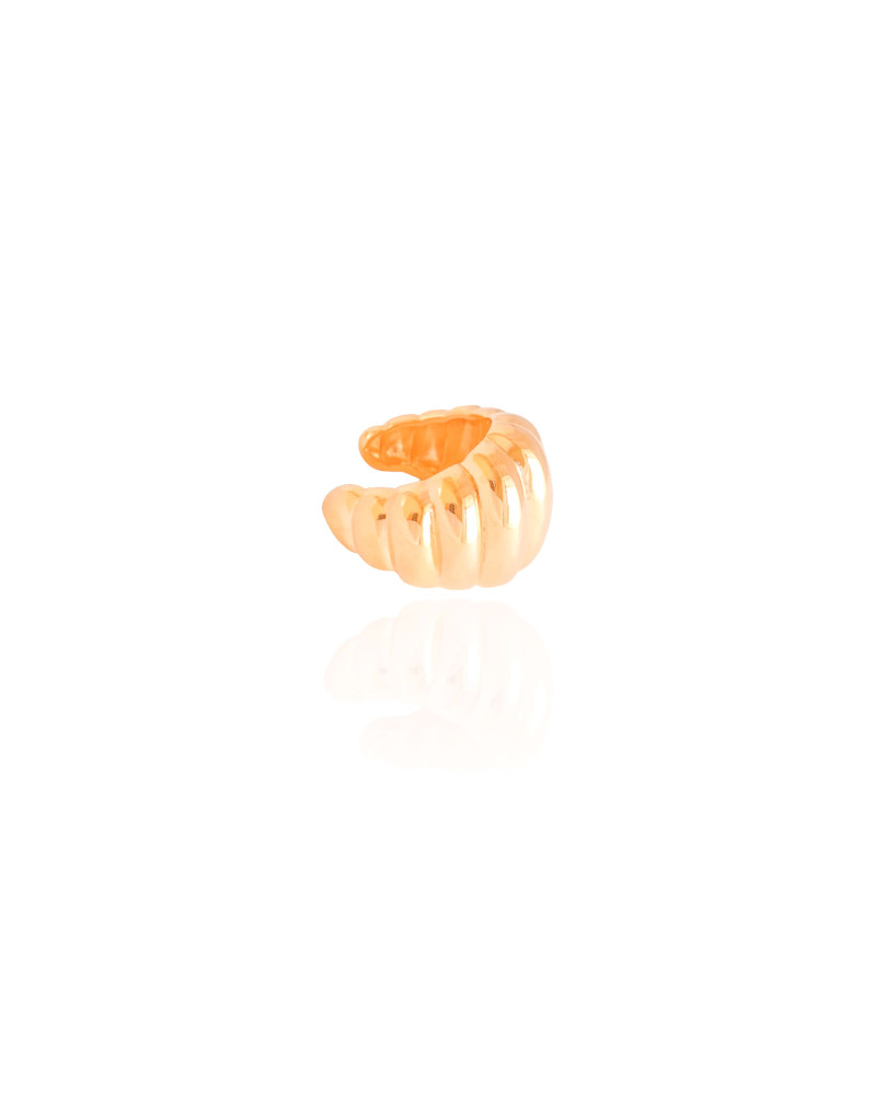 Piercing Tratorado Liso Banhado a Ouro 18K