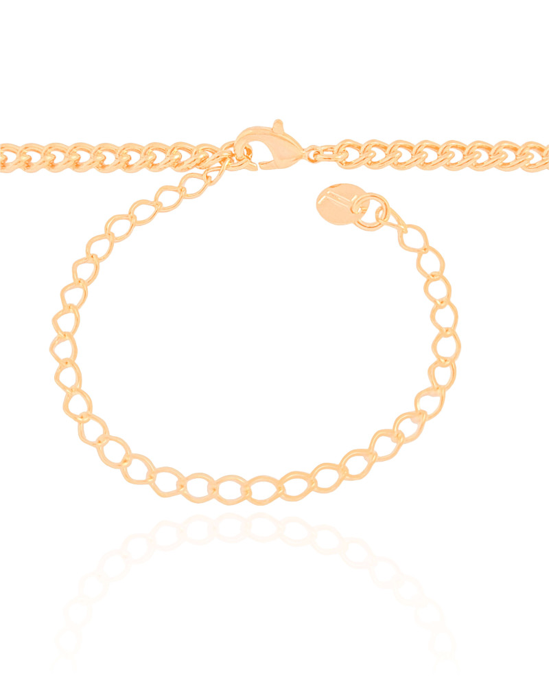 Choker Grumet Gota Cristal Banhado a Ouro 18K