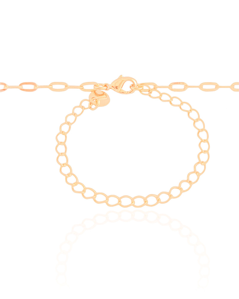 Choker Elos Bolas Lisas Banhado a Ouro 18K