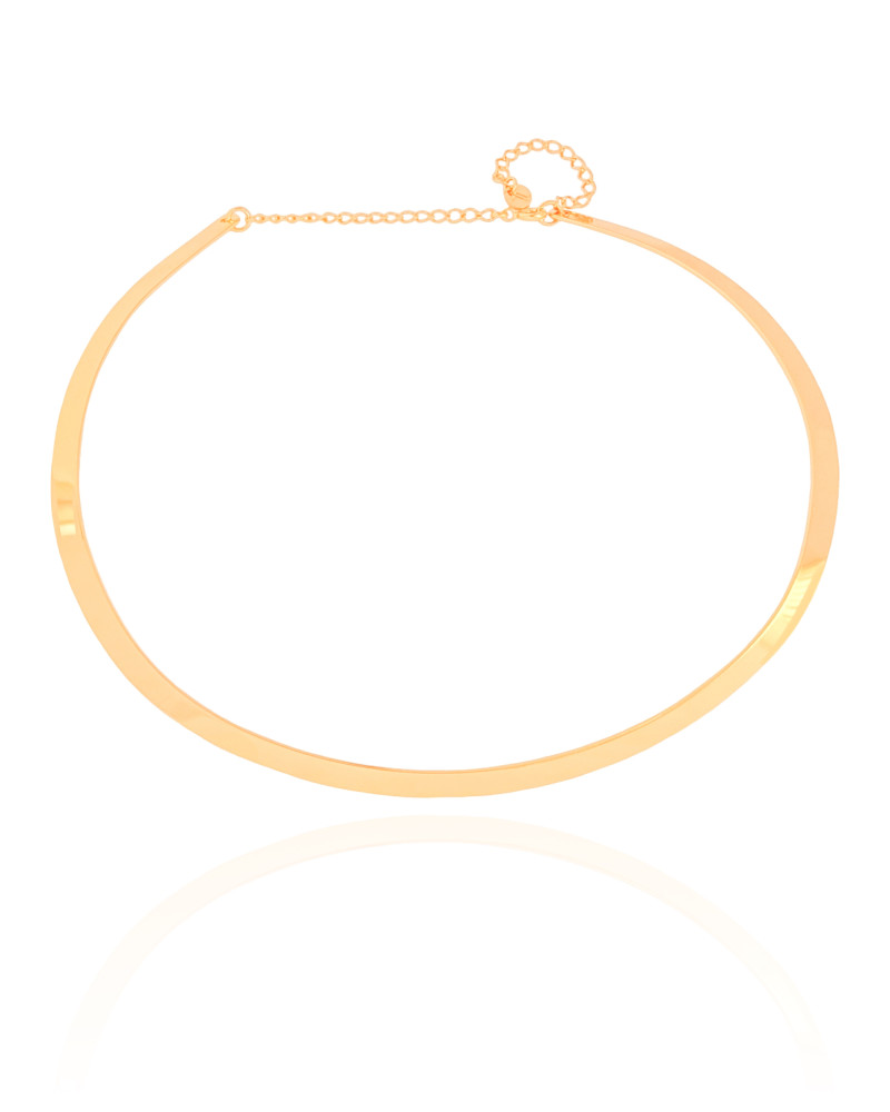 Aro Liso 5 mm Banhado a Ouro 18K