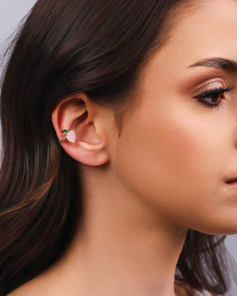 Piercing Pêra Banhado a Ouro 18K