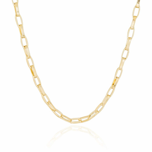 Choker Elos 11.5 x 5.5 MM Banhado a Ouro 18K