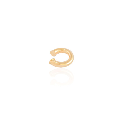 Piercing Tubo Liso Banhado a Ouro 18K