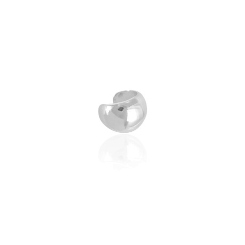 Piercing Liso Abaulado Ródio Branco