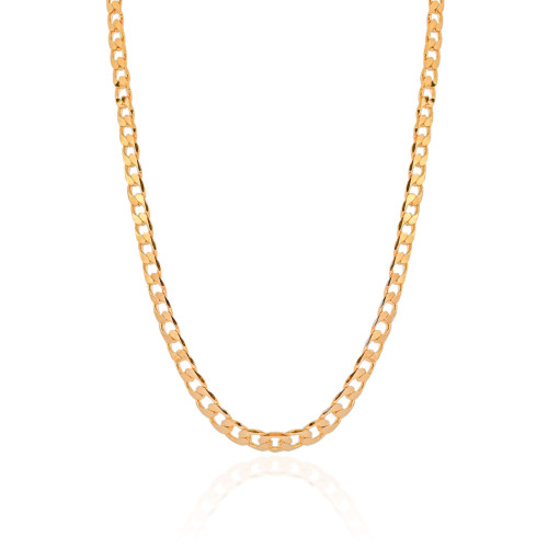 Choker Grumet 6.5 mm Banhado a Ouro 18K - 32 cm