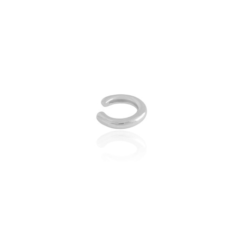 Piercing Liso Abaulado Ródio Branco