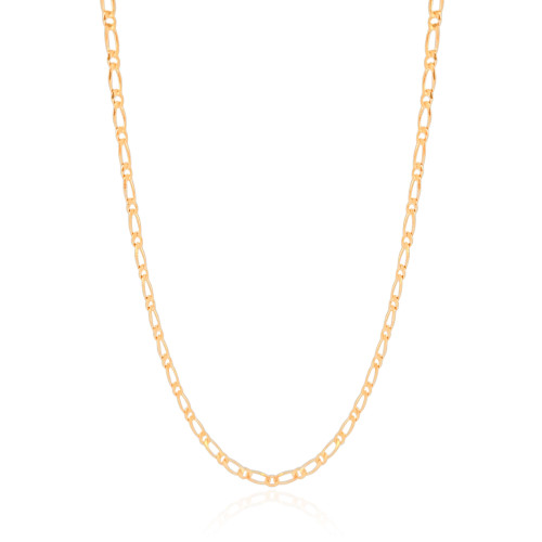 Gargantilha Elos 3 mm Banhado a Ouro 18K - 40 cm