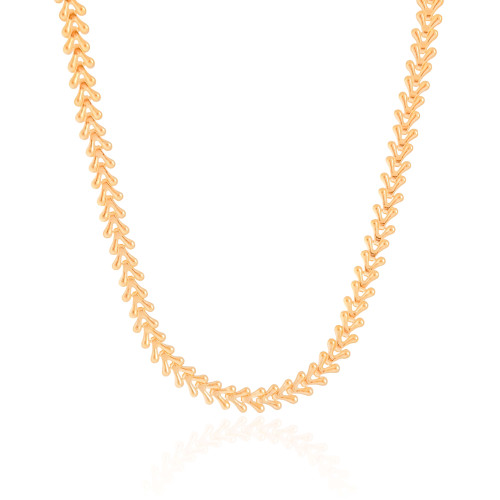 Choker Escamas 6 mm Banhado a Ouro 18K