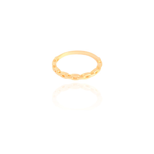 Anel Cartie Tamanho 24 Liso Banhado a Ouro 18K
