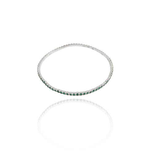Pulseira Rivieira Turmalina 2 mm Maleável
