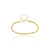 Pulseira Cordão Baiano Banhado a Ouro 18K