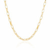 Choker Elos 11.5 x 5.5 MM Banhado a Ouro 18K