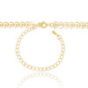 Choker Folhas Vazadas Banhado a Ouro 18K