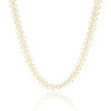 Choker Folhas Vazadas Banhado a Ouro 18K