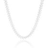 Choker Folhas Vazadas Ródio Branco