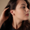Ear Hook Filete Liso Banhado a Ouro 18K
