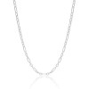 Choker Elos 4 mm Ródio Branco