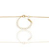Gargantilha Veneziana 45 + 5 cm Banhado a Ouro 18K