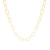 Choker Elos Ovais Banhado a Ouro 18K