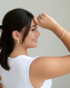Piercing Perolas Banhado a Ouro 18K