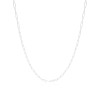 Choker Elos Lisos Ródio Branco