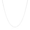 Gargantilha Longa Elos 2 mm Ródio Branco