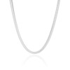 Choker Snake 6 mm Ródio Branco