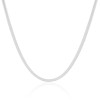 Choker Snake 3 mm Ródio Branco