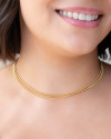 Pulseira Corda de Violão Banhado a Ouro 18K