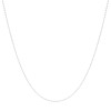 Gargantilha Longa Bolinhas 1.5 mm Ródio Branco