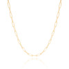 Choker Elos 3x9 mm Banhado a Ouro 18K