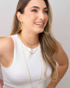 Choker Elos Grumet Banhado a Ouro 18K