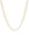 Choker Elos 7 mm Banhado a Ouro 18K