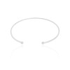 Bracelete Fio Ródio Branco