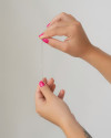 Extensor 10 cm com Fecho Ródio Branco