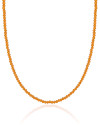 Choker Cristais Champagne Banhado a Ouro 18K
