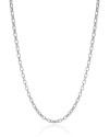 Gargantilha Elos 3 mm Ródio Branco